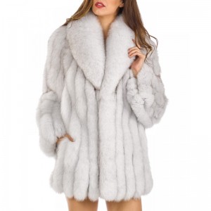 Rvxigzvi dámské umělé kožešiny kabát bundy bunda dlouhý trenek zimní teplé silné svrchní oděvy plus velikost XS-4XL